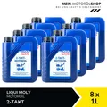 Liqui Moly 2-Takt-Motoröl API TC JASO FC Motorradöl 8x1 Liter = 8 Liter