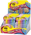 Uhu 39110 Young Creativ' Glitter Glue SHINY - 6 x 10 ml, 6 Farben sortiert, Info