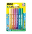 1 bis 40x UHU Glitzerkleber Glitter Glue Shiny, Inhalt: 6 x 10 ml BIS 74% RABATT
