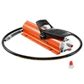 VEVOR 10.000 PSI Lufthydraulikpumpe, 0,69 L Behälter, NPT 3/8 Zoll Auslass, NPT 1/4 Zoll Einlass, luftbetätigte Fußpumpe mit Metallgehäuse, für Präzisionsindustriemaschinen und Luft- & Raumfahrtgeräte