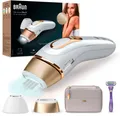 Braun IPL-Haarentferner Silk Expert Pro 5 PL5157 Haarentfernungsgerät, 400.000 Lichtimpulse, UV-Filter, Skin Pro 2.0 Sensor