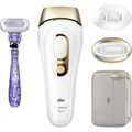Braun Silk-expert Pro 5 PL5157 IPL Haarentfernung Weiß/gold (2 Aufsätze)