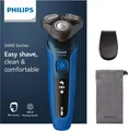 Philips Series 5000 Elektrischer Nass- und Trockenrasierer S5466/18, Leistungsstarke & sanfte Rasur