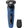 Philips SHAVER Series 5000 S5466/18 Elektrischer Nass- und Trockenrasierer, Rotationstrasierer, Schwarz, Blau, SH30, 2 Jahr(e), Akku, Lithium-Ion (... - Schwarz/Blau