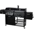 El Fuego Gasgrill Kombigrill 4 in 1 Arizona AY0534 Holzkohlegrill - Schwarz