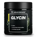 natural elements L-Glycin Pulver – 500g – 11 Monate Reichweite – optimal dosiert, von Natur aus süß