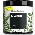 natural-elements Aminosäuren L-Glycin, Getränkepulver, geschmacksneutral, 500 g