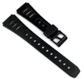 Casio Uhrenarmband 19mm | Resin schwarz W-50 W-71 W-84 W-86 W-88