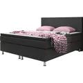 Inter Trading Boxspringbett Madrid 180 x 200 cm schwarz