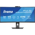 Iiyama XCB3497WQSNPH-B1 LED-Monitor EEK F (A - G) 86.4 cm (34 Zoll) 3440 x 1440 Pixel 21:9 0.4 ms DisplayPort VA LED