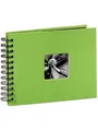 Hama "Fine Art" Spiral Album 24 x 17 cm 50 Black Pages kiwi