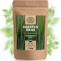 Gerstengrassaft Pulver Bio -WICHTIG: 100% Zertifizierte Bio-Ware aus den USA (500 Gramm) Reines Naturprodukt I Vegan + Laborgeprüft -Deutsche Produktion- SCHEUNENGUT®