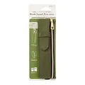 DESIGNPHIL 41822006 Stifteetui Book Band Stifteetui für Khaki B6-A5, Khak, Modern