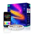 NOUS Alexa RGBIC Led Strip 10m - Wlan Dimmbar selbstklebend feuchtraumleuchte. Amazon EchoTuya Smart kompatible geräte. Innenbeleuchtung, fernseher strips room decor lights F5