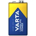 Varta Longlife Power, Alkaline-Batterie, Block E/6LR61 4922 121 111