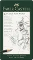 Faber-Castell Castell 9000 Art Set Bleistift-Set im Metalletui - 12 Stück, 12 Stück