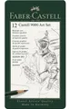 Faber-Castell Bleistift Faber-Castell Bleistifte Castell 9000 Design Set, 8B-2H, 12er Set