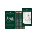 FABER CASTELL BLEISTIFT CASTELL 9000 12ER ART SET IM METALLETUI NEU OVP