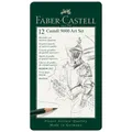 (1,33€/Stück) Castell 9000, Art Set mit 12 Bleistiften, Faber-Castell 119065