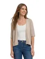 Street One Kurzarm Jacke im Strick-Look mit Glitzer
