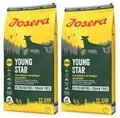 Josera Hundefutter Young Star Junior Trockenfutter für Welpen Hunde 2x12,5Kg
