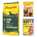 12,5 kg JOSERA Young Star Geflügel Kartoffel getreidefrei + Denties Ente & Dose