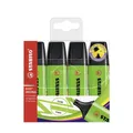 STABILO BOSS ORIGINAL 4er Set Farben grün Textmarker Büro Schule Uni Freizeit