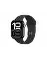 Apple Watch Series 10 GPS+ Cellular 42mm Jet Black Aluminium Case with Sport Band (MWX73QF/A)