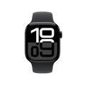 Apple Watch Series 10 LTE 42mm Diamantschwarz Aluminiumgehäuse mit schwarzem ...