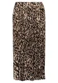 Betty Barclay Damen Plisseerock mit Gummizug 40, Schwarz/Beige
