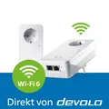 devolo Magic 2 WiFi 6 next Powerline Mesh WLAN Verstärker 2x Adapter