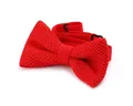 DonDon Fliege DonDon Herren Strick Fliege gebunden und längenverstellbar 11 x 6 cm (Packung, 1-St) bereits gebunden, verstellbar, Strickoptik