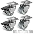Kabelbinder, LED Lampe, Handyhülle, Möbel Rollen 50mm mit Bremse, Set 4, lang...