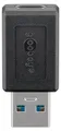 Goobay USB 3.0 SuperSpeed-Adapter USB-A Stecker auf USB-C Buchse,schwarz