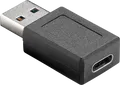GOOBAY 45400 - Adapter USB-A Stecker > USB-C Buchse, schwarz