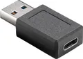 USB-C 3.0 Adapter C Buchse - A Stecker schwarz Type-C