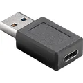 goobay USB 3.2 Gen 1 Adapter, USB-A Stecker > USB-C Buchse, schwarz