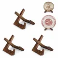 Schalenständer zur Präsentation, 3er Pack 3,5ZollSchalenhalter, HolzAufstelle...