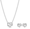 PANDORA Damen-Geschenkset Funkelndes Unendlichkeits-Herz 68321