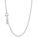 Pandora Kette ohne Anhänger Damenkette silberfarben 90 cm