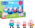 Hasbro Spielfigur Peppa Pig Peppas fünfköpfige Familie, (Set)