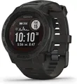 Garmin Instinct Solar 45 mm schwarz am Silikonarmband schwarz
