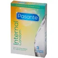 Pasante Internal Frauenkondome 3 Stk - Klar