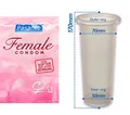 Pasante Internal Condom, latexfreie Frauen-Kondome (Femidom) - hypoallergen, hormonfrei & hautfreundlich, 3 Stück