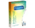 Pasante Kondome Internal Condom (Femidom) Packung mit, 3 St., Frauenkondome, aktive Verhütung für Frauen, latexfreie Frauenkondome für hormonfreie Verhütung