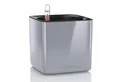 Lechuza® Kräutertopf Pflanztopf Cube Glossy 14 titanium dust