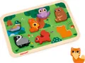 Janod Holzpuzzle Waldtiere - chunky Puzzle 7 TeileHolz