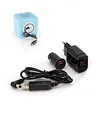 maxx.onLine® Ladekabel für Toniebox, QC 3.0 Schnellladegeräte-Set mit Steckdosen- & Auto Kfz-Adapter & Booster-Ladekabel 5V auf 9V Typ A auf DC 5,5 x 2.1/2.5 mm Hohlstecker