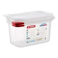 Gastronorm-Basin 1/9 H. 10 Cm Mit Deckel Kunststoff PP Araven