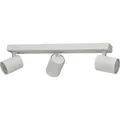 Oktaplex Deckenstrahler 3 flammig GU10 Spotleuchte schwenkbar LED Spotbalken 230V Deckenleuchte weiß - Weiß